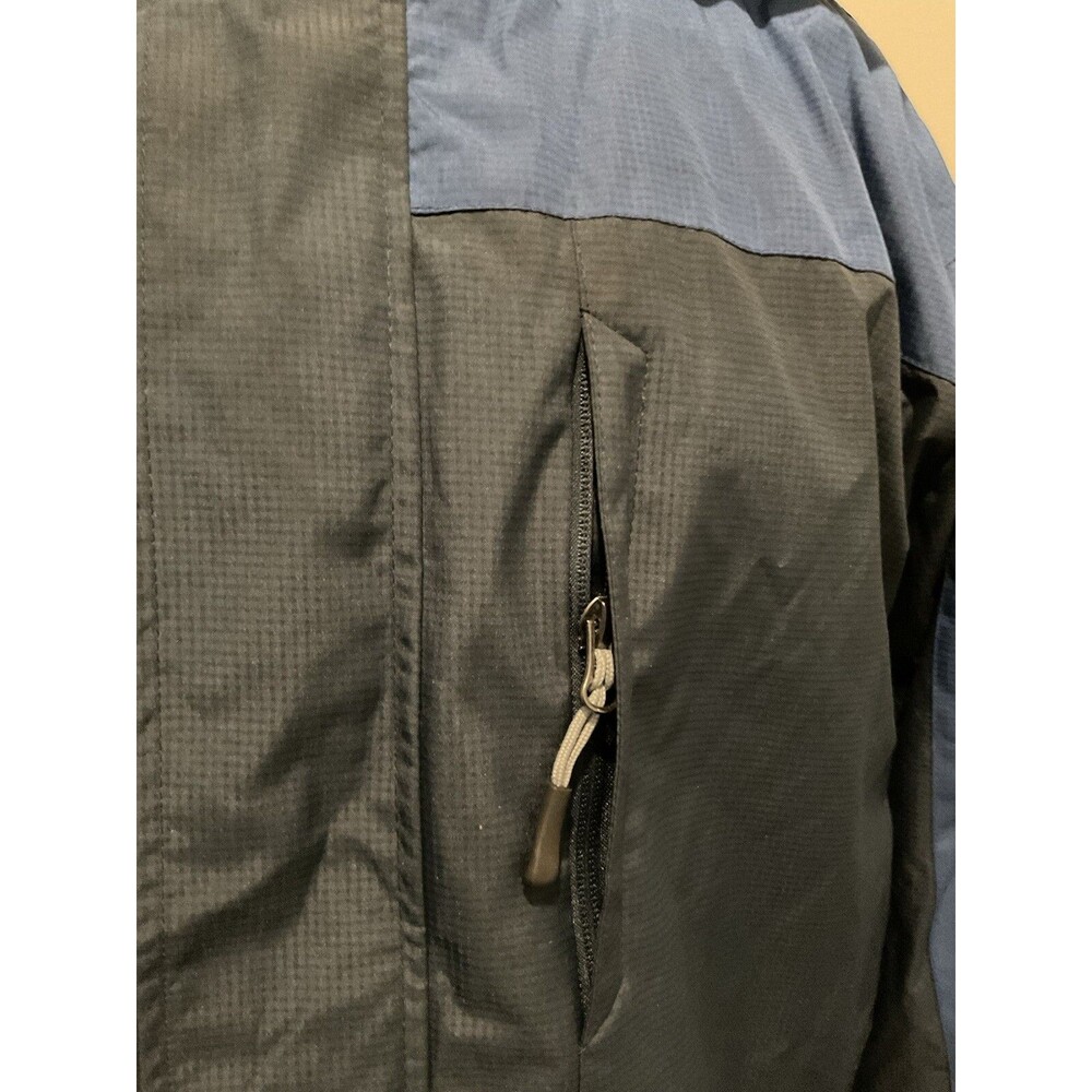 Swiss tech blue/black full zip jacket mens size 2XL lined pockets hood - Picture 2 of 12